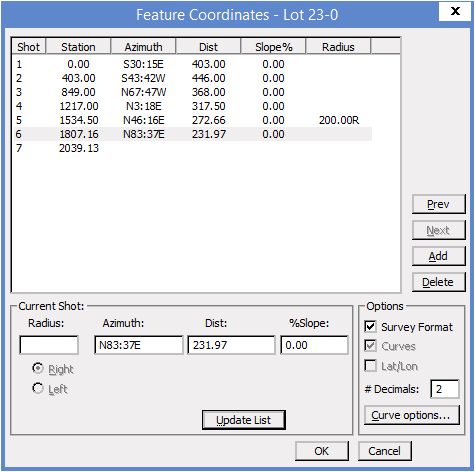 Keyboard Coordinate Entry : Softree Technical Systems Support