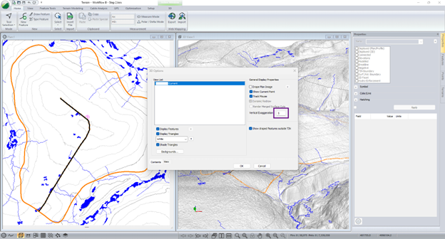 Figure 15 – Exaggerate vertical in the 3D to make topography more obvious..png